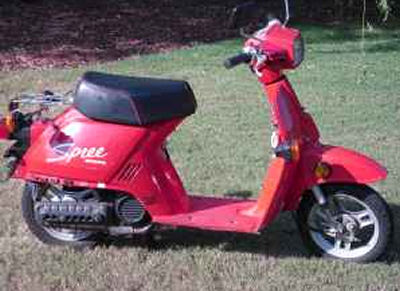 1986 Honda spree moped parts #5